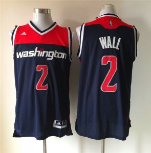 Maillot De Basket Washington Wizards John Wall 2 New Pattern Tissus Sportif Fans Edition Bleu